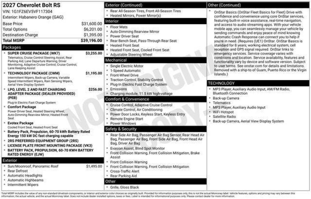 2027 Chevrolet Bolt in Englewood, CO
