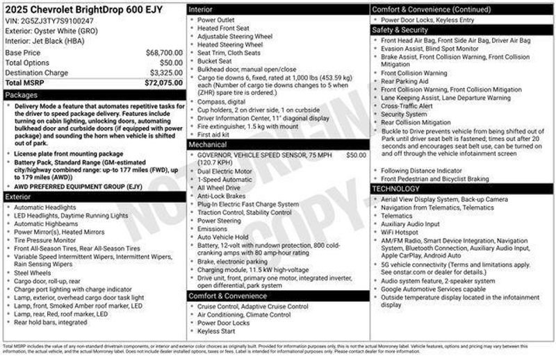 2025 Chevrolet BrightDrop 600 in Englewood, CO