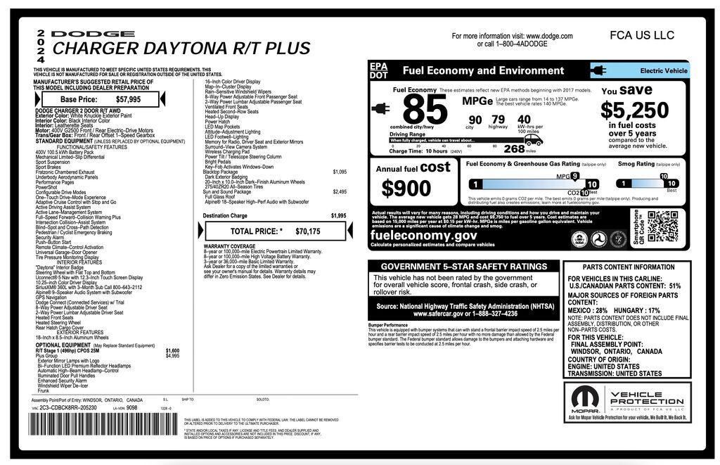 2024 Dodge Charger Daytona