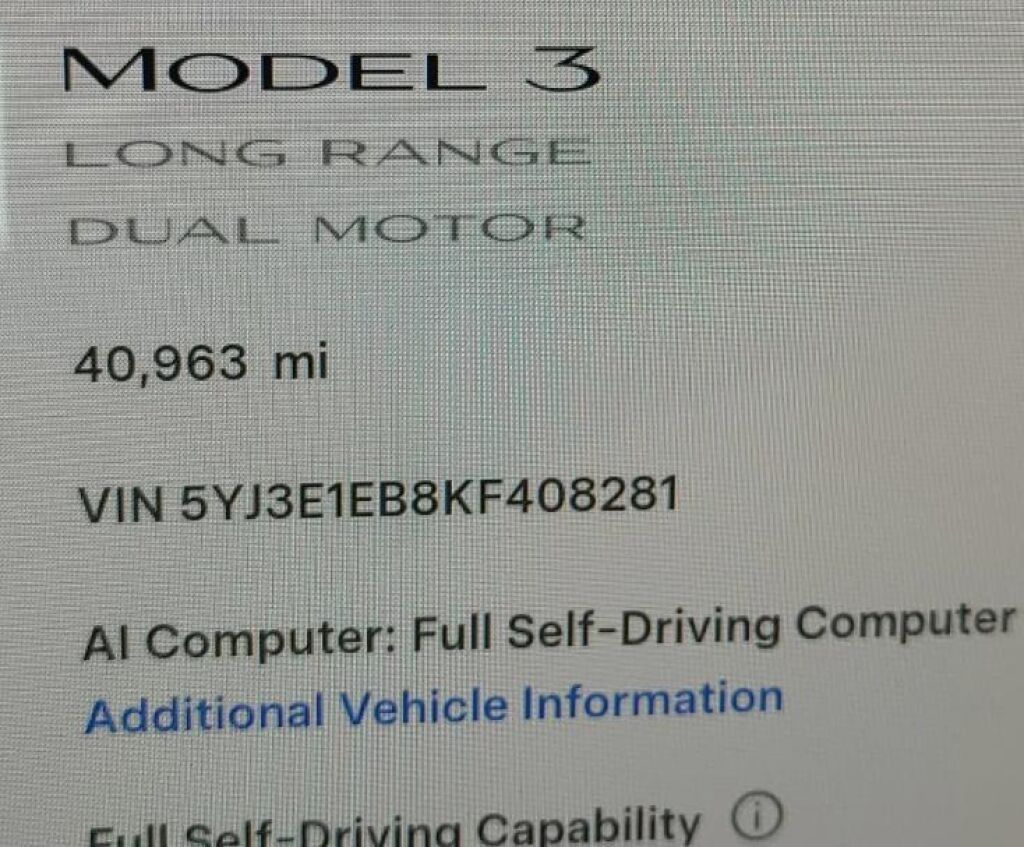 2019 Tesla Model 3