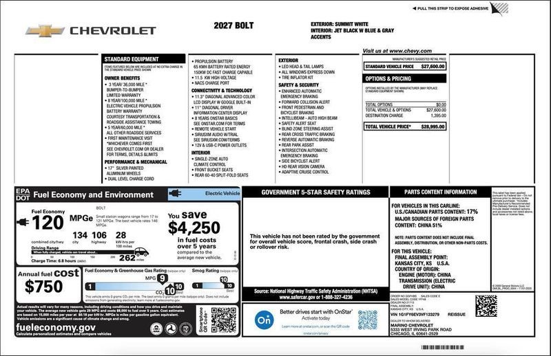 2027 Chevrolet Bolt in Chicago, IL